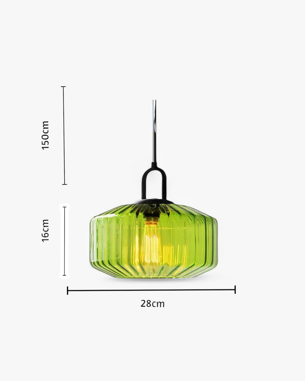 Le Verre Éclatant – Elegancka szklana lampa wisząca