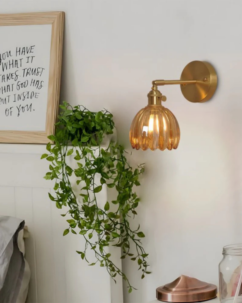 Le Fleur Lumineux – Elegancka lampa ścienna ze szkła