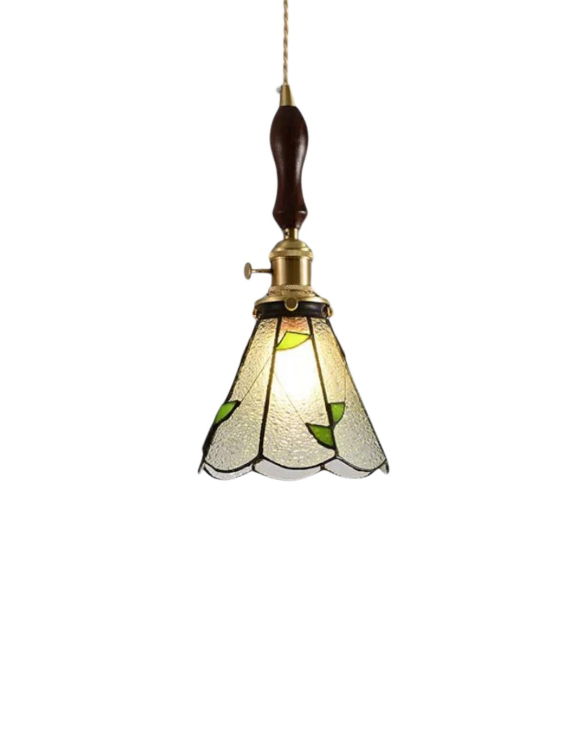 L'Illusion Dorée – Elegancka szklana lampa wisząca