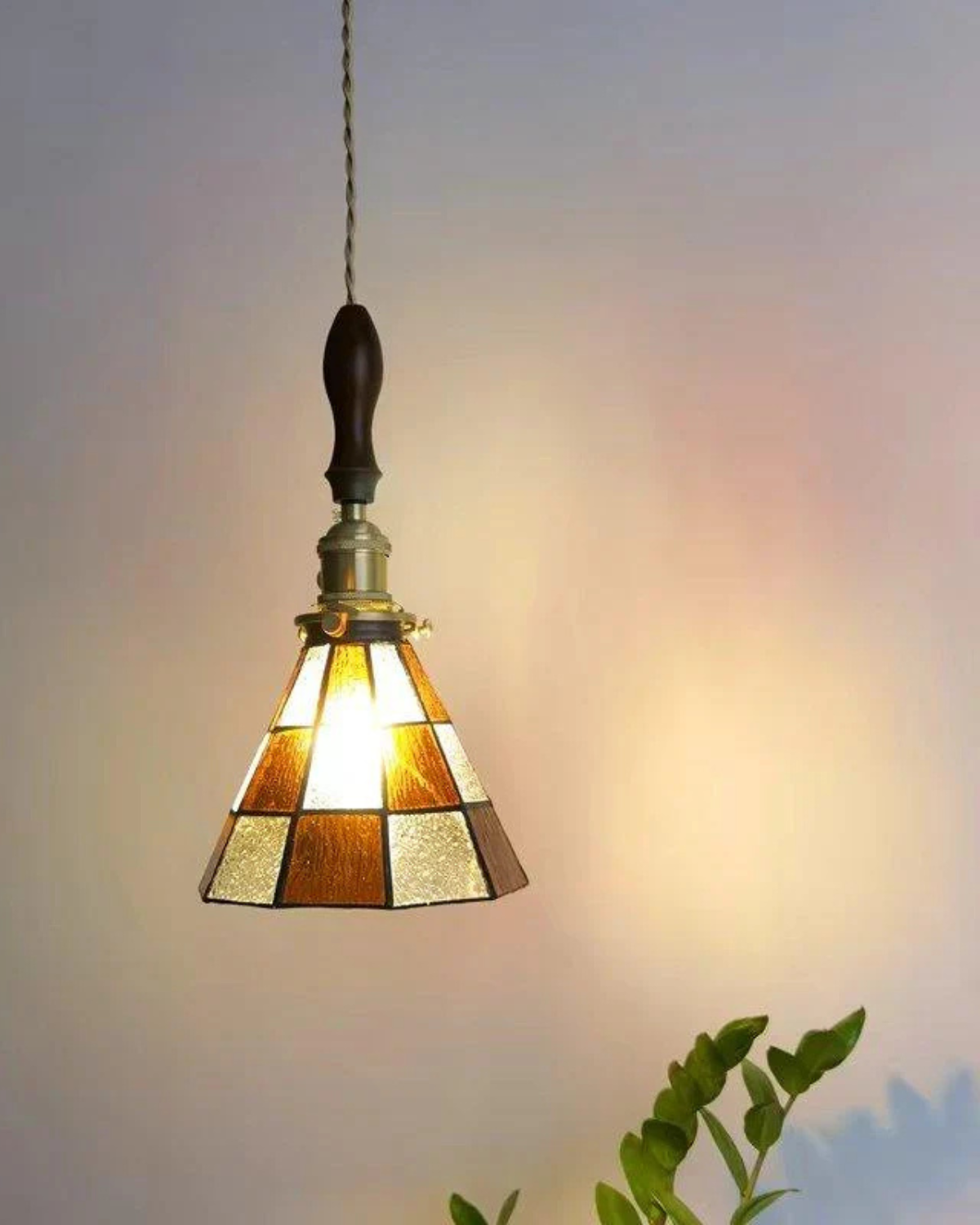 L'Illusion Dorée – Elegancka szklana lampa wisząca