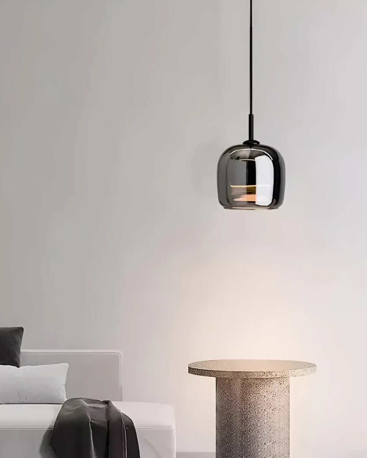L’Ombre Cristalline – Elegancka szklana lampa wisząca