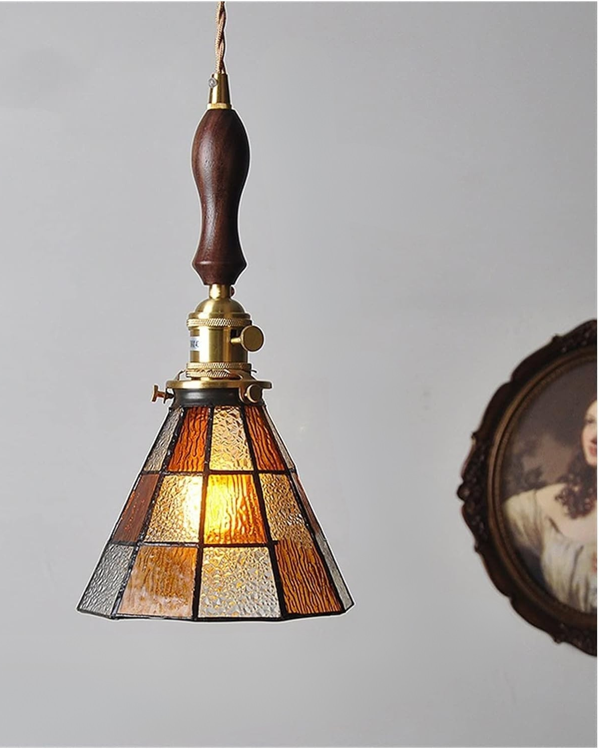 L'Illusion Dorée – Elegancka szklana lampa wisząca