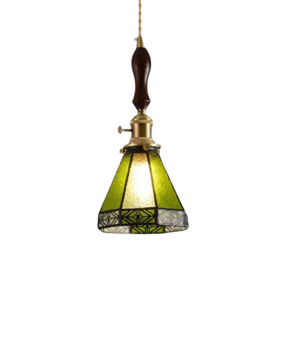 L'Illusion Dorée – Elegancka szklana lampa wisząca
