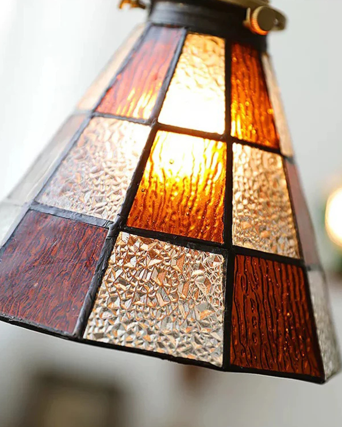 L'Illusion Dorée – Elegancka szklana lampa wisząca