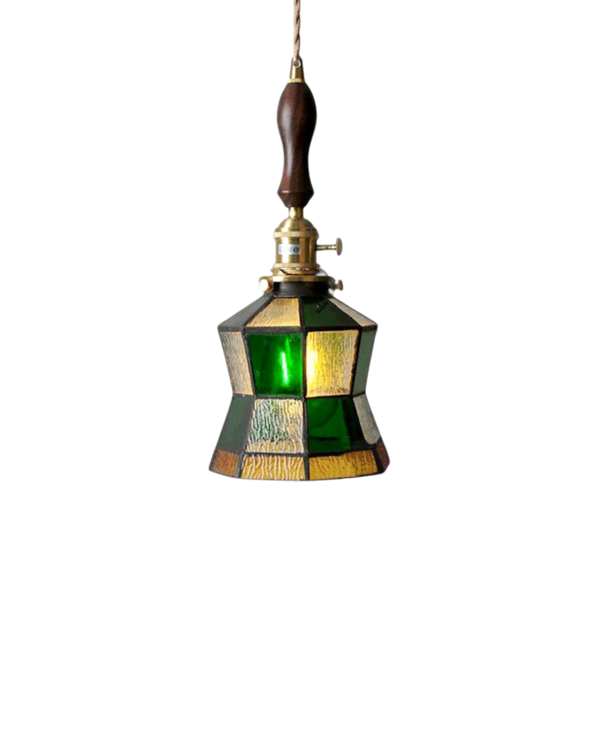 L'Illusion Dorée – Elegancka szklana lampa wisząca