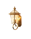 Le Lumière Dorée – Elegancka zewnętrzna lampa ścienna
