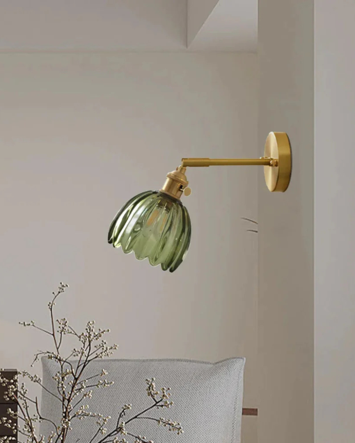 Le Fleur Lumineux – Elegancka lampa ścienna ze szkła