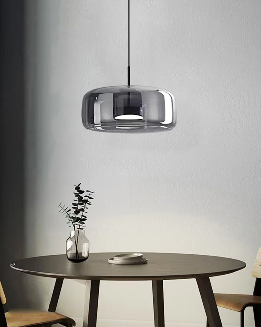 L’Ombre Cristalline – Elegancka szklana lampa wisząca