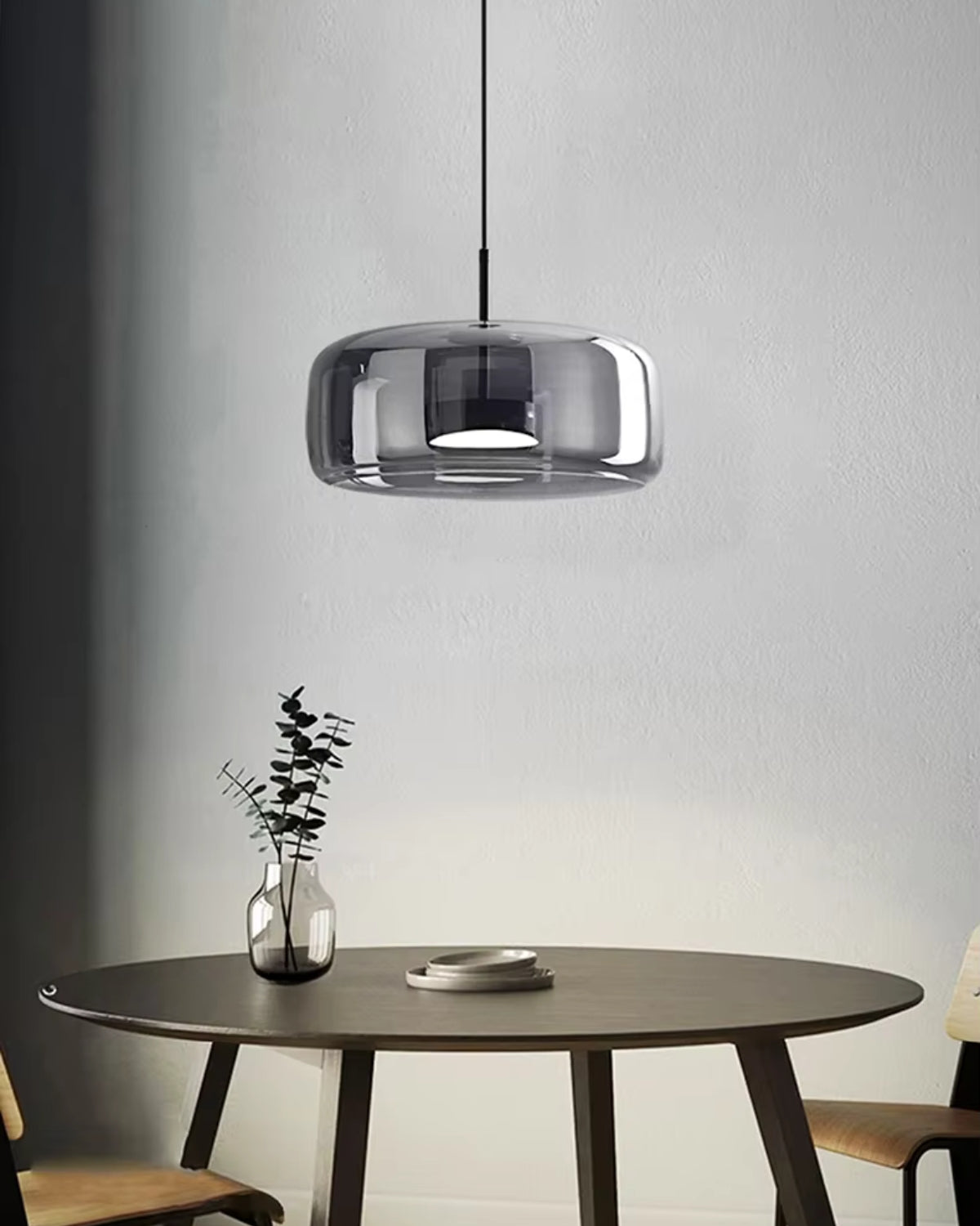 L’Ombre Cristalline – Elegancka szklana lampa wisząca