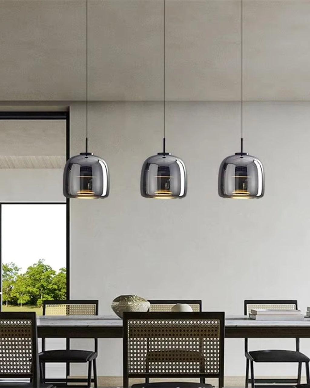 L’Ombre Cristalline – Elegancka szklana lampa wisząca