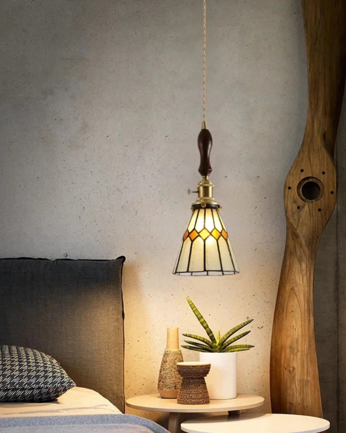 L'Illusion Dorée – Elegancka szklana lampa wisząca