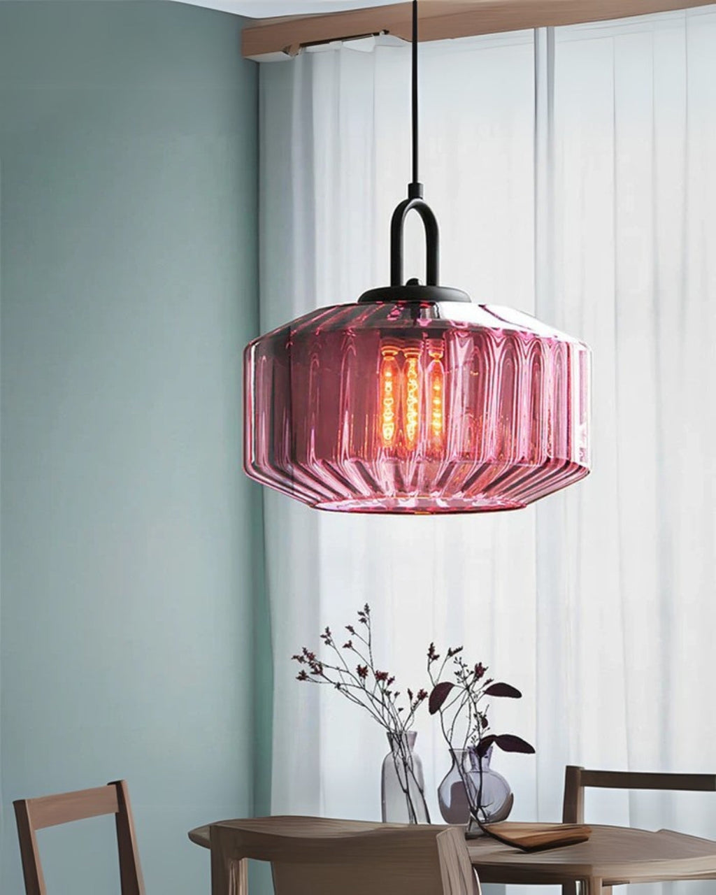 Le Verre Éclatant – Elegancka szklana lampa wisząca