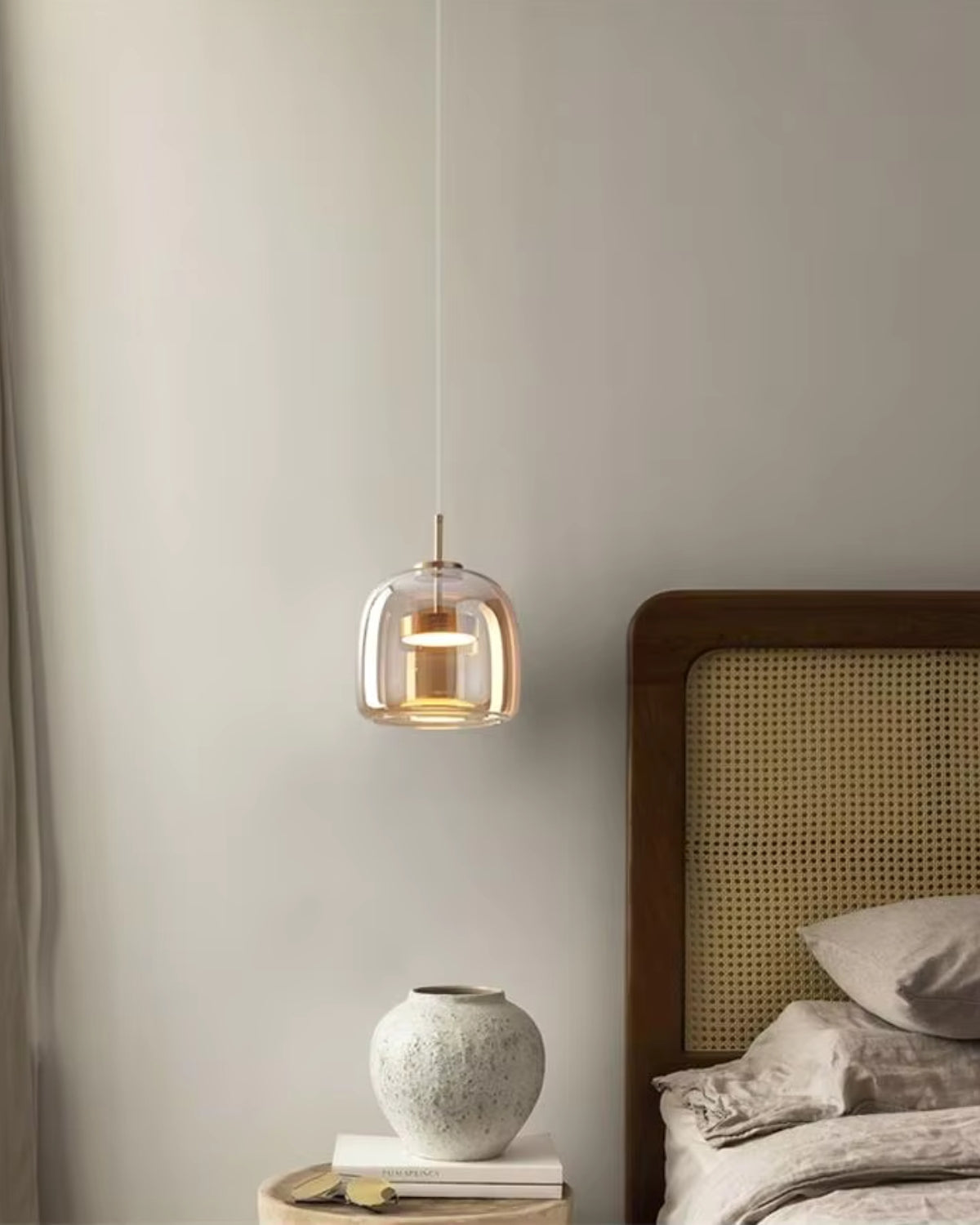 L’Ombre Cristalline – Elegancka szklana lampa wisząca