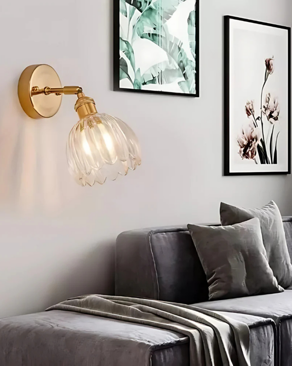 Le Fleur Lumineux – Elegancka lampa ścienna ze szkła