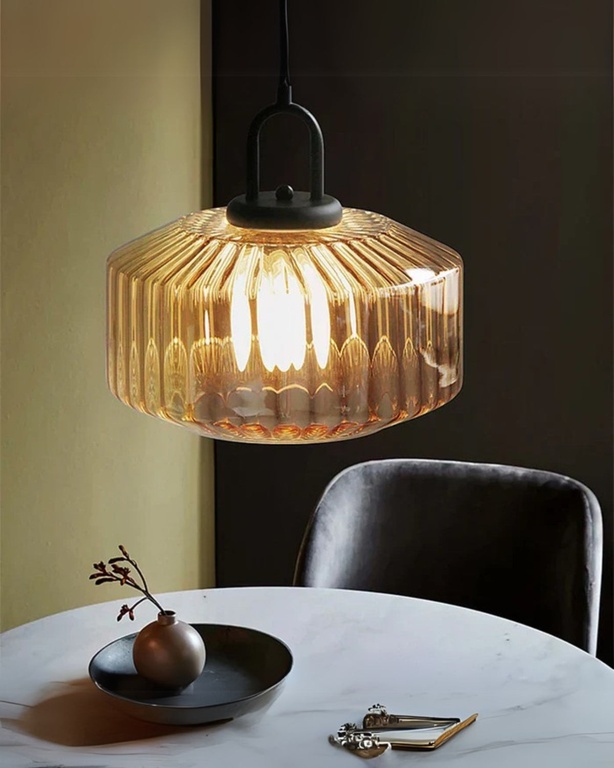 Le Verre Éclatant – Elegancka szklana lampa wisząca