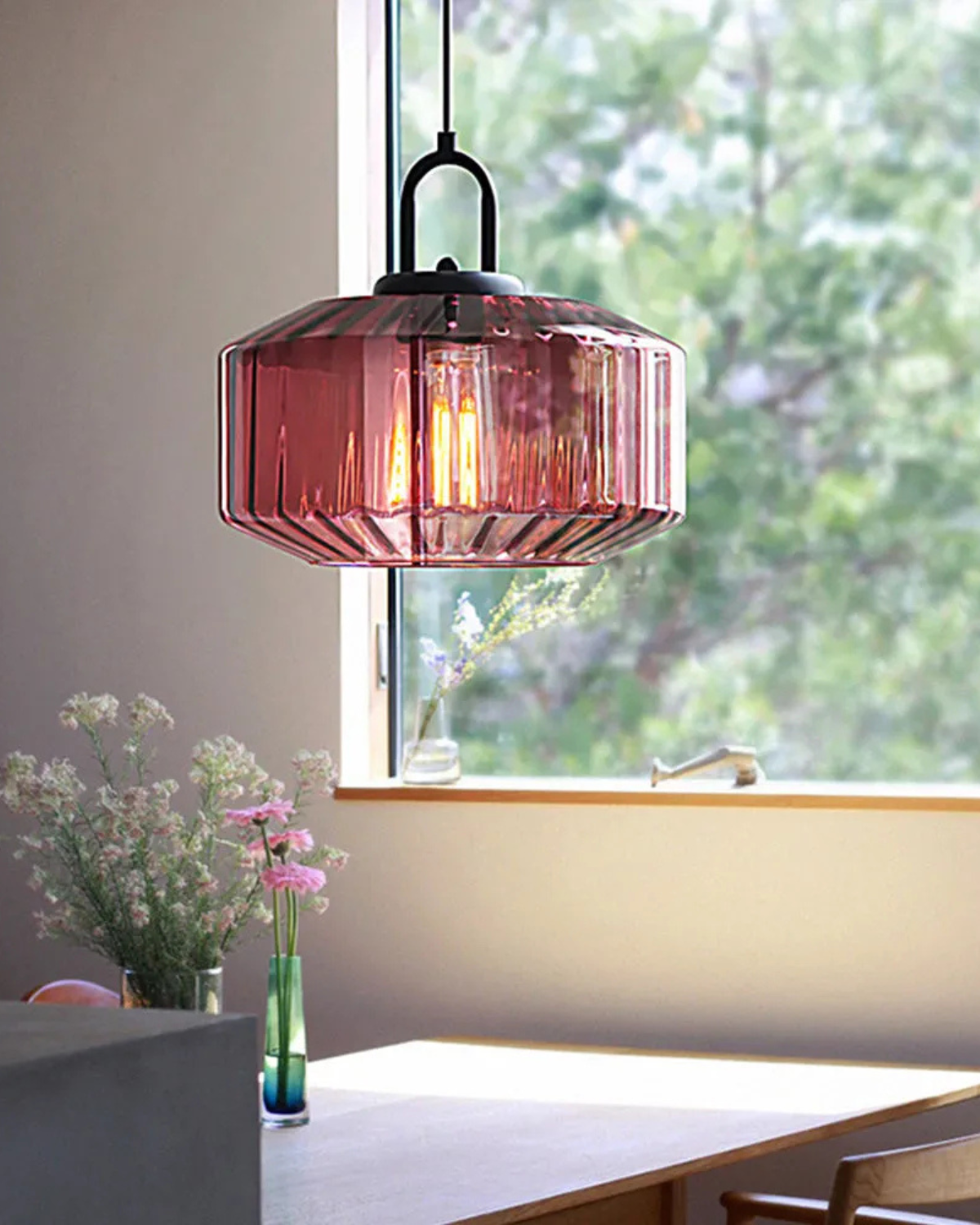 Le Verre Éclatant – Elegancka szklana lampa wisząca