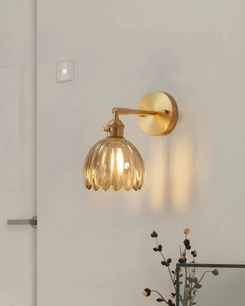 Le Fleur Lumineux – Elegancka lampa ścienna ze szkła