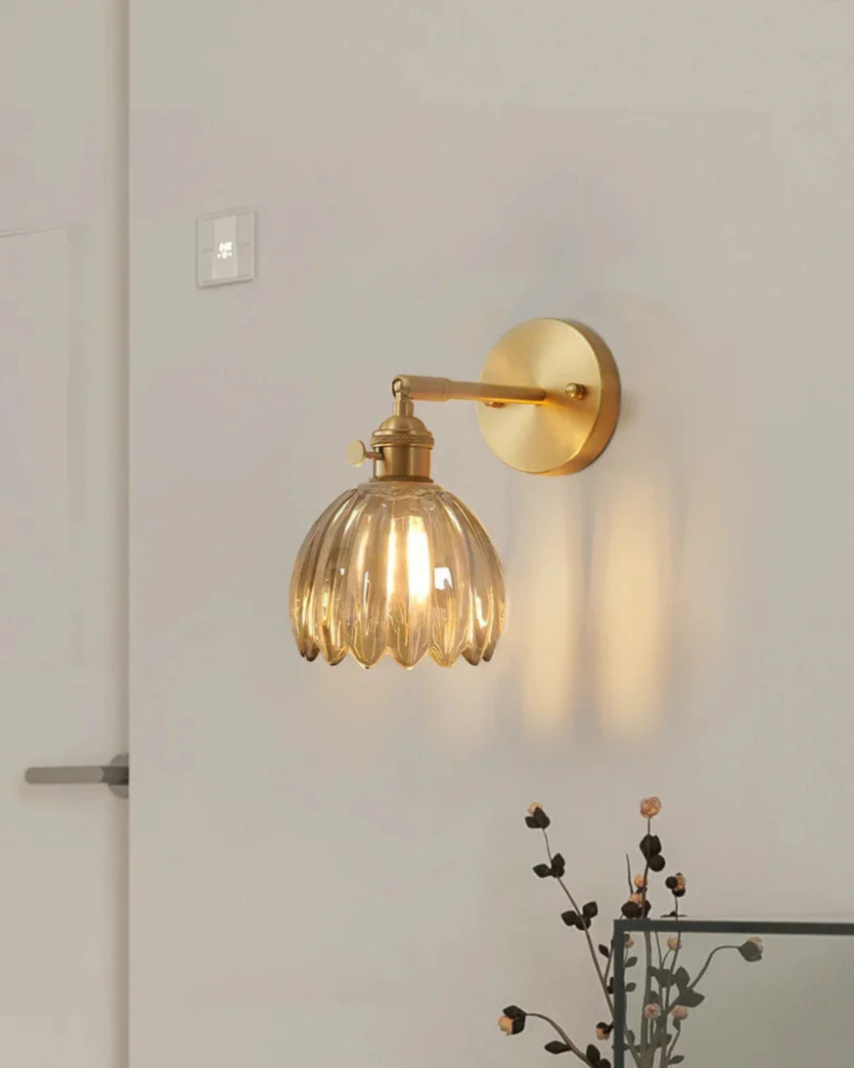 Le Fleur Lumineux – Elegancka lampa ścienna ze szkła