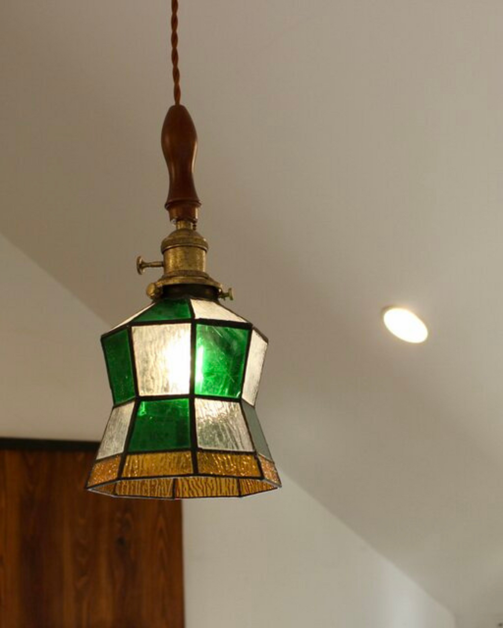 L'Illusion Dorée – Elegancka szklana lampa wisząca