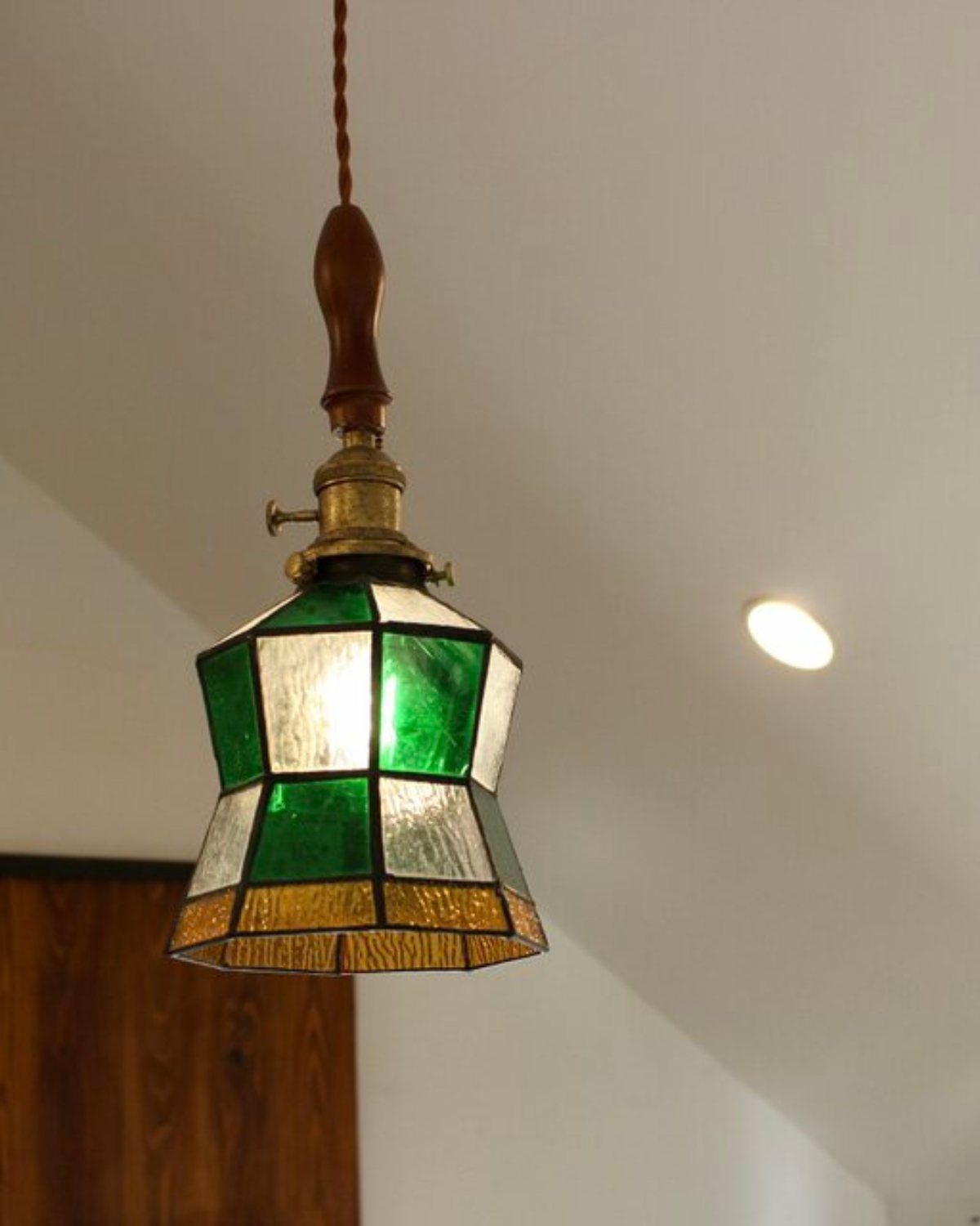 L'Illusion Dorée – Elegancka szklana lampa wisząca