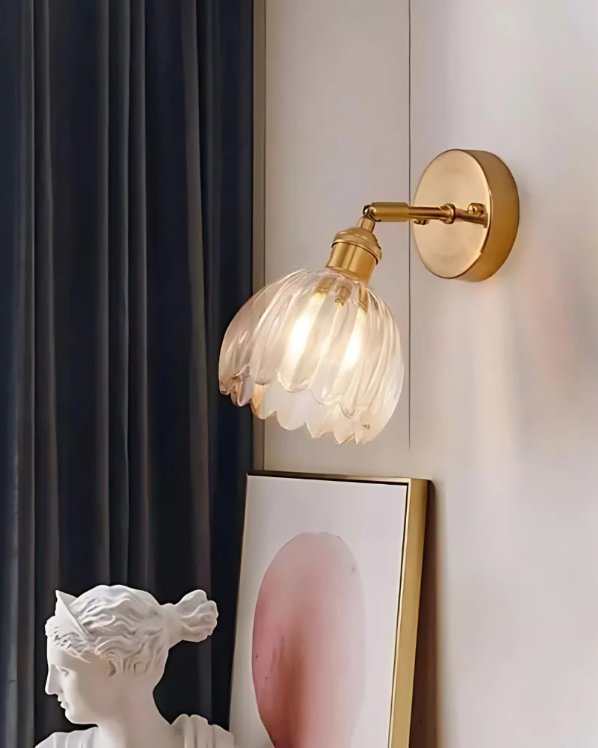 Le Fleur Lumineux – Elegancka lampa ścienna ze szkła