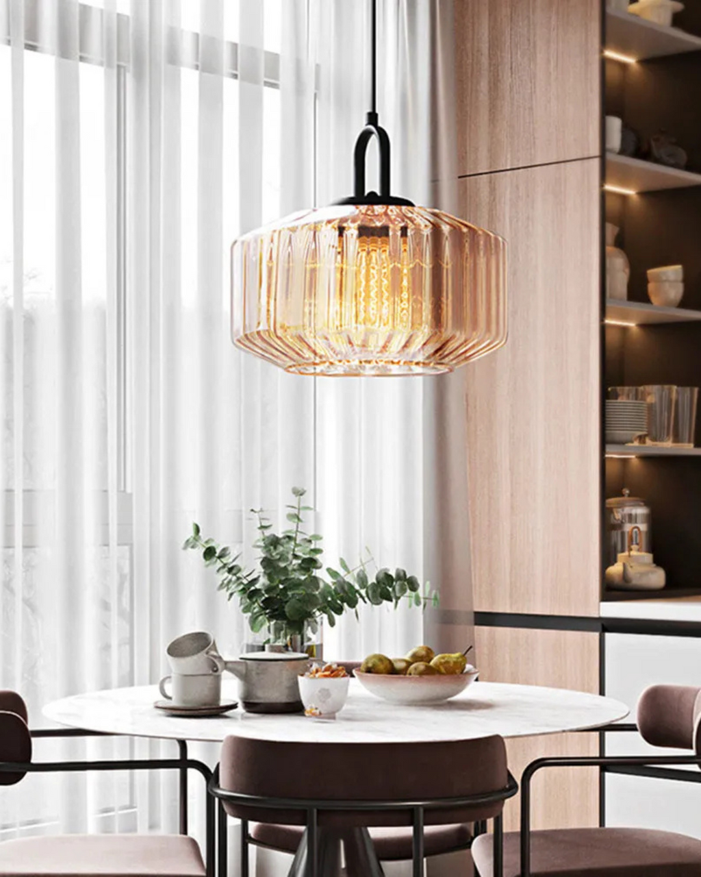 Le Verre Éclatant – Elegancka szklana lampa wisząca