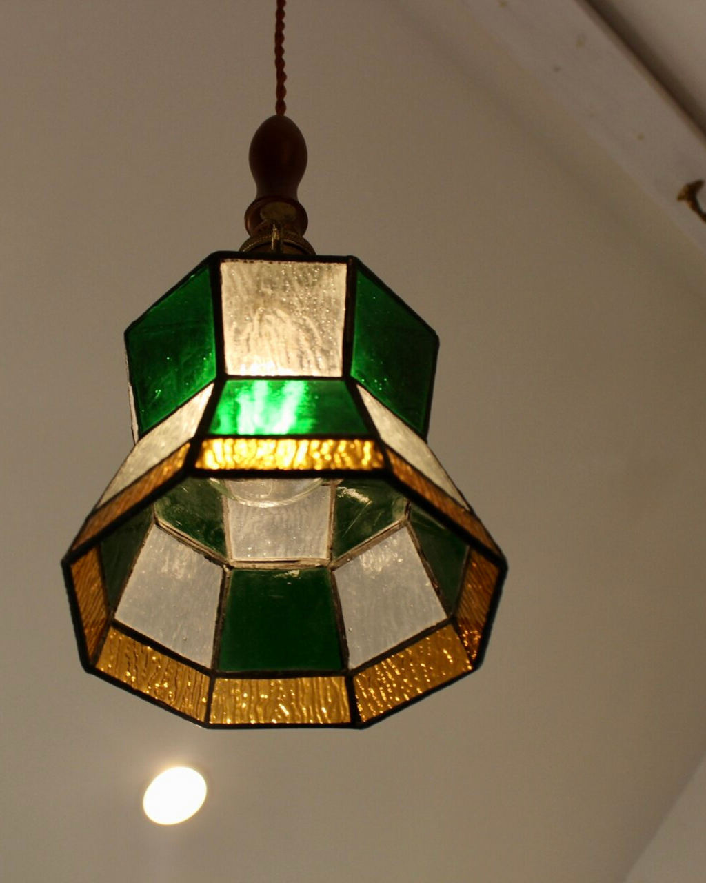 L'Illusion Dorée – Elegancka szklana lampa wisząca