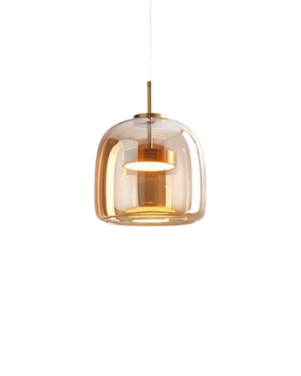 L’Ombre Cristalline – Elegancka szklana lampa wisząca