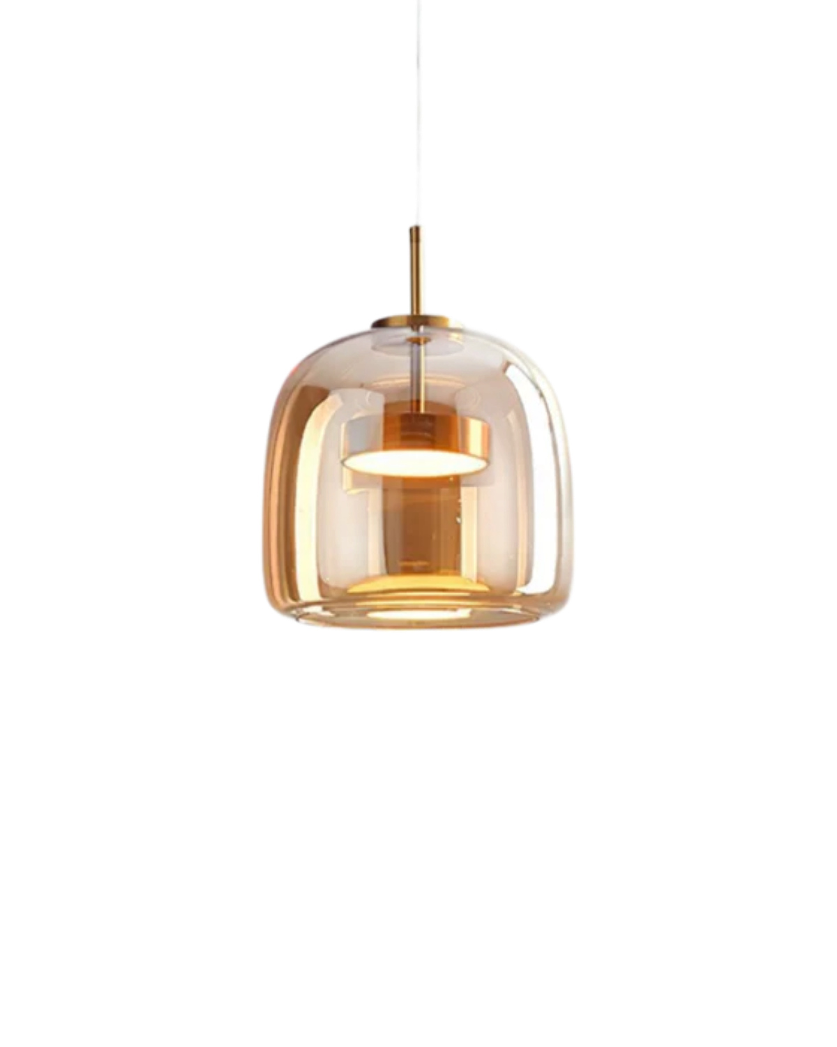 L’Ombre Cristalline – Elegancka szklana lampa wisząca