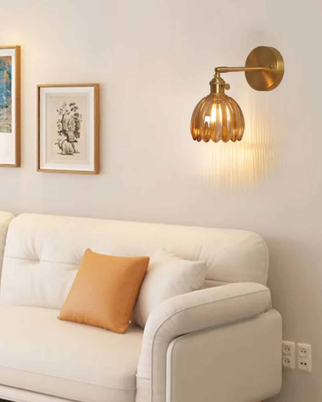 Le Fleur Lumineux – Elegancka lampa ścienna ze szkła