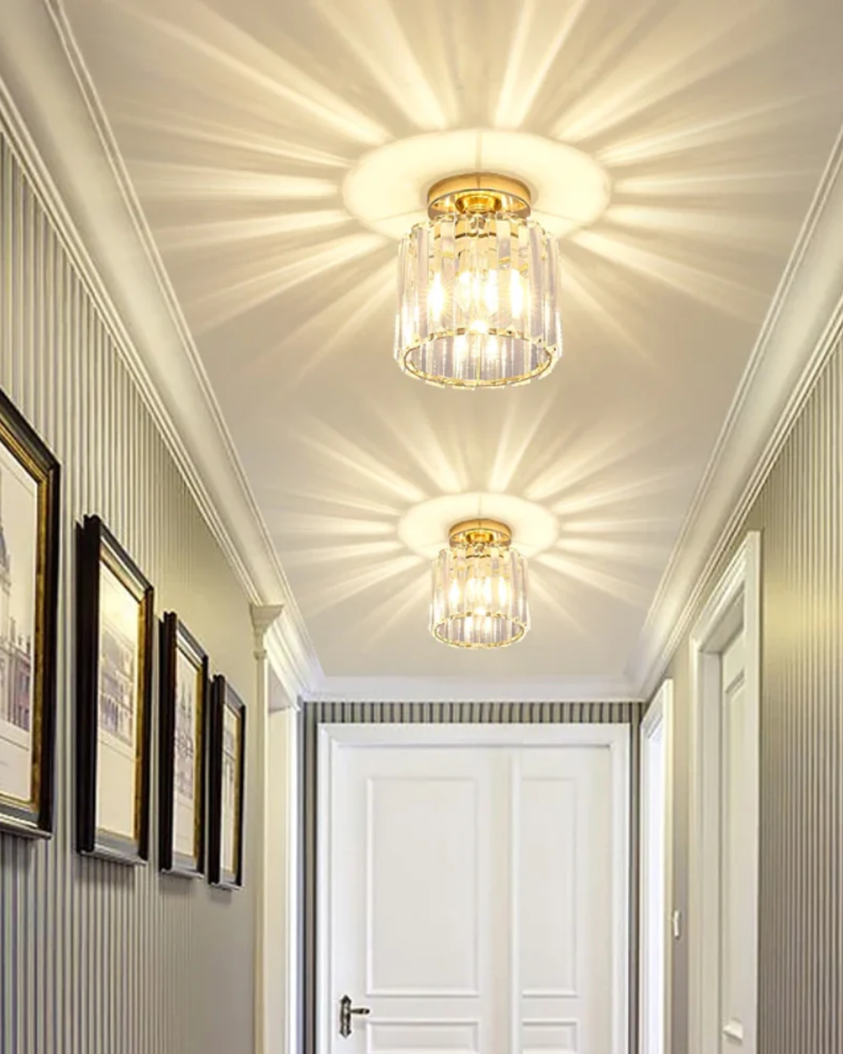 La Prismatique – Elegancka lampa sufitowa ze szkła