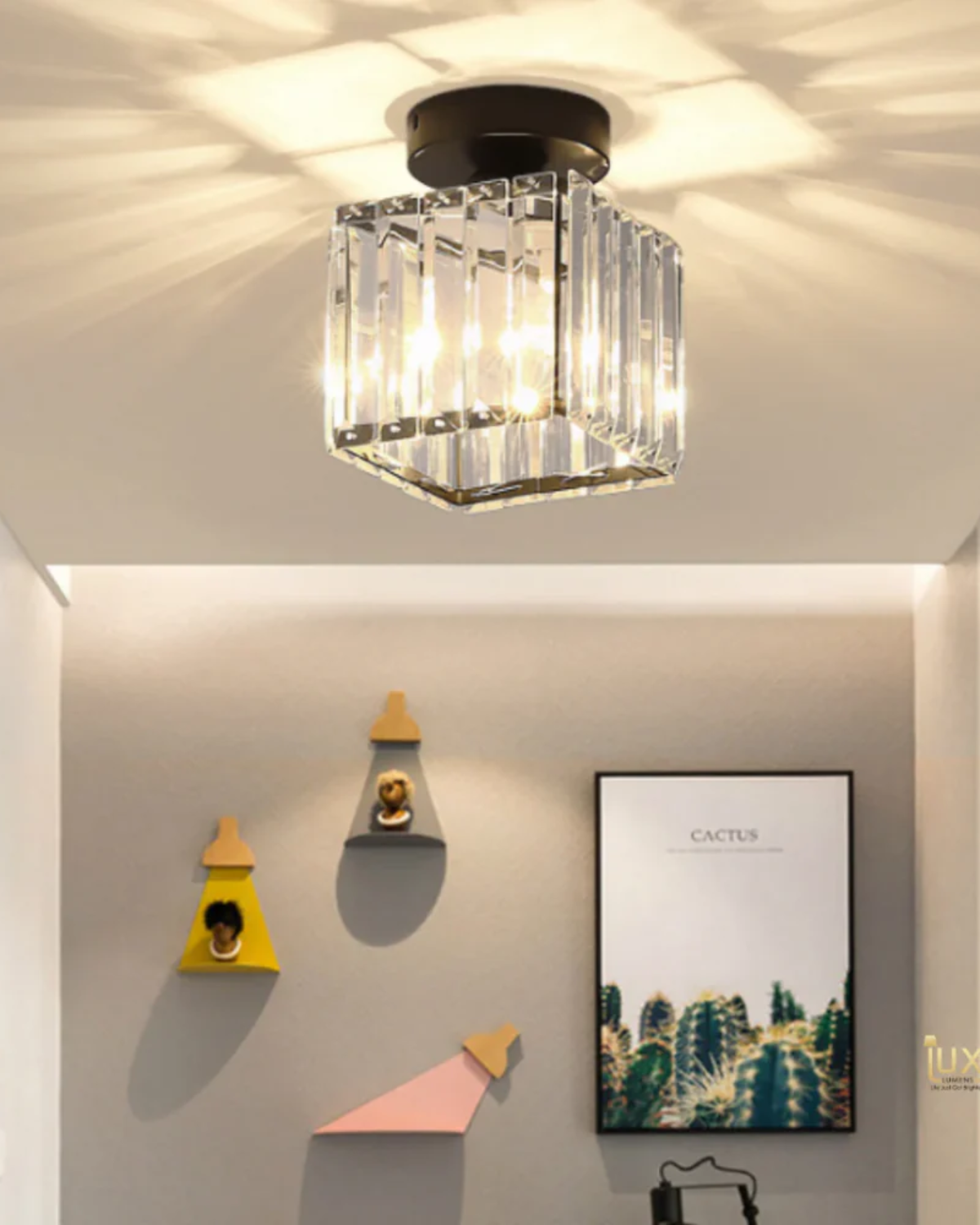 La Prismatique – Elegancka lampa sufitowa ze szkła