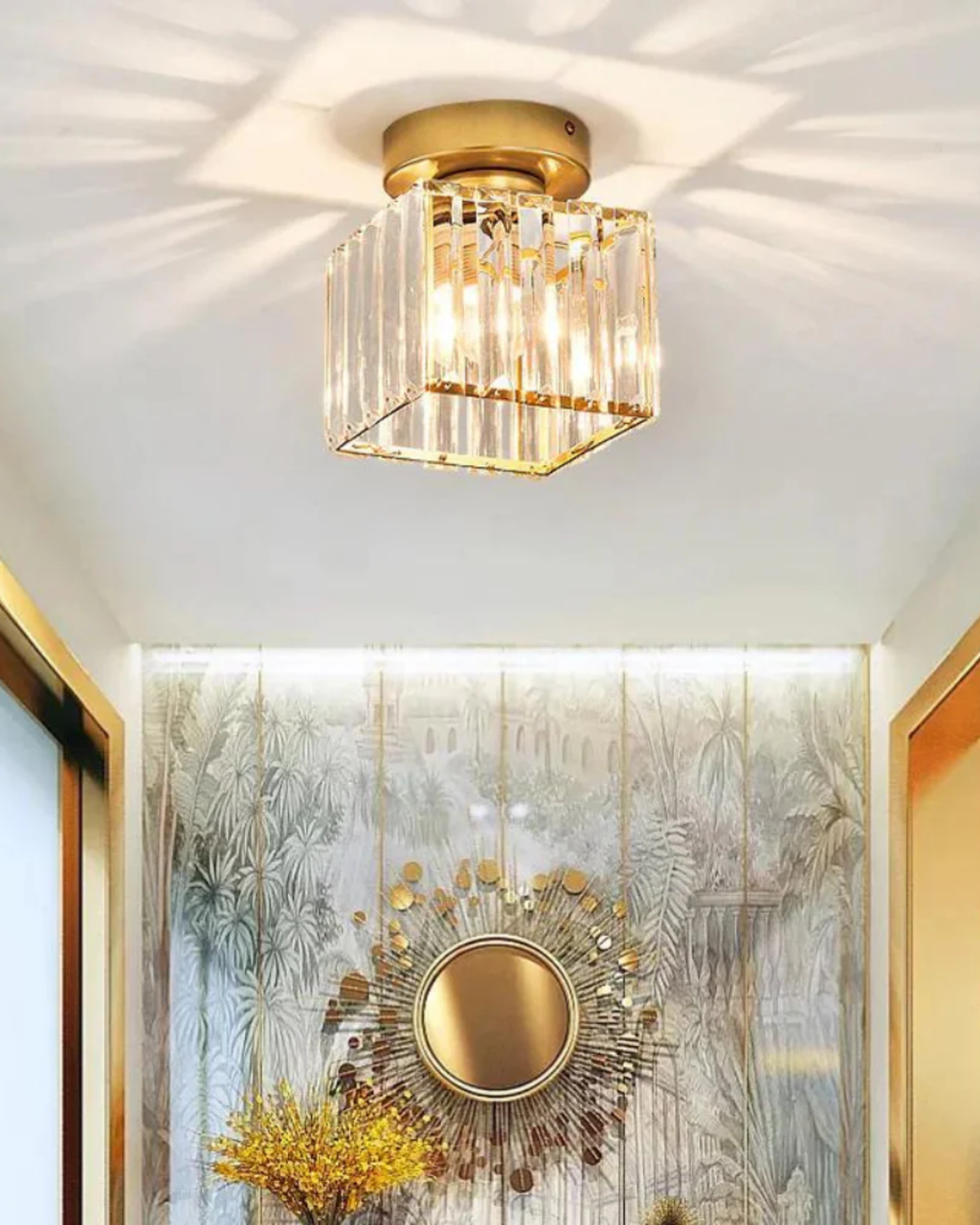 La Prismatique – Elegancka lampa sufitowa ze szkła