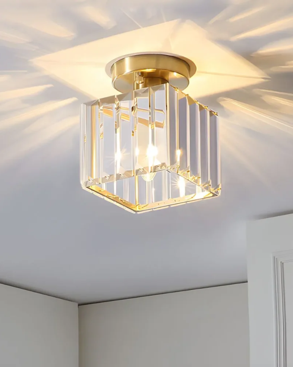 La Prismatique – Elegancka lampa sufitowa ze szkła