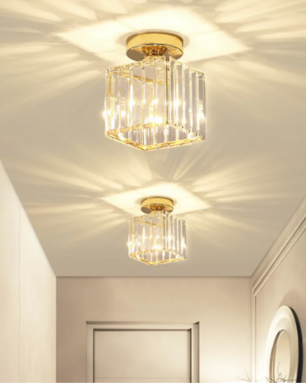 La Prismatique – Elegancka lampa sufitowa ze szkła