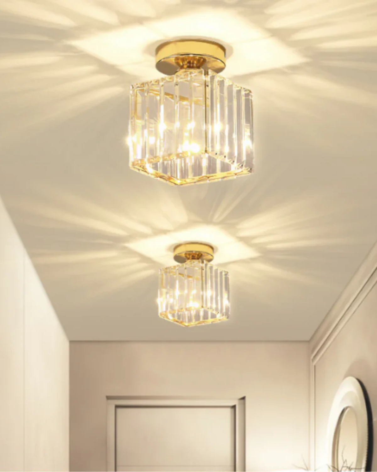 La Prismatique – Elegancka lampa sufitowa ze szkła