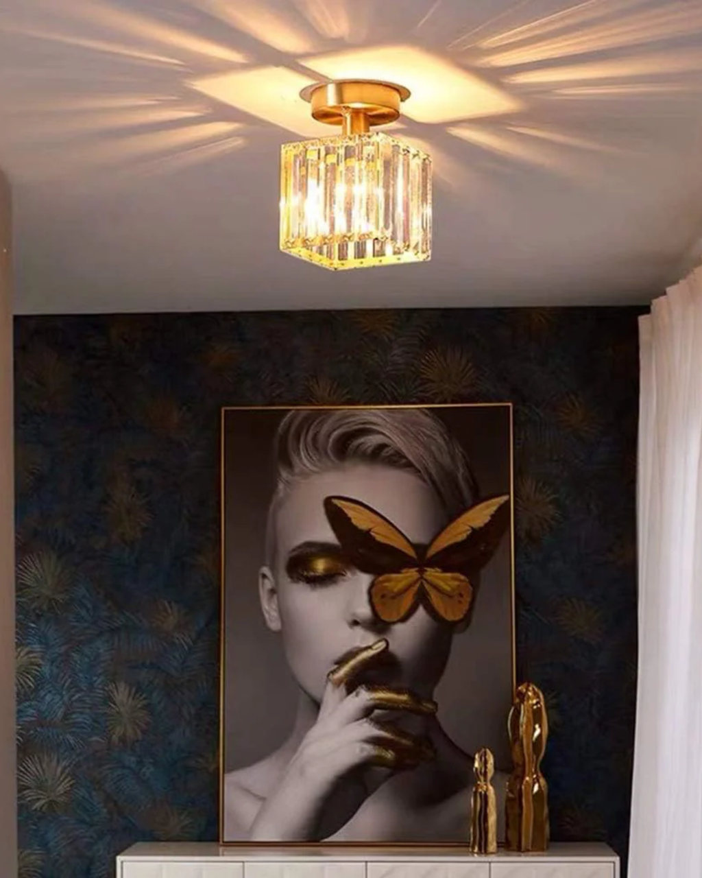 La Prismatique – Elegancka lampa sufitowa ze szkła