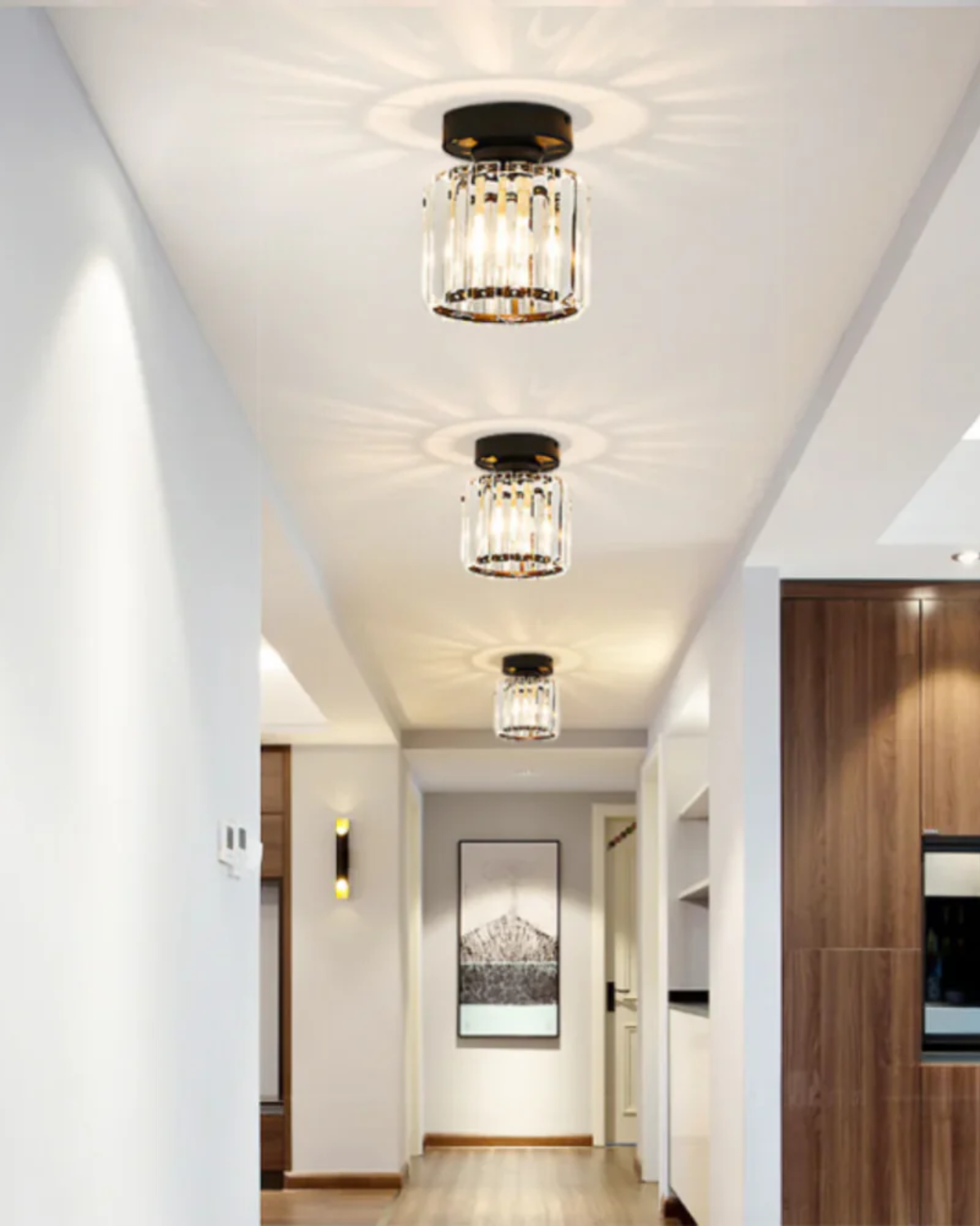 La Prismatique – Elegancka lampa sufitowa ze szkła