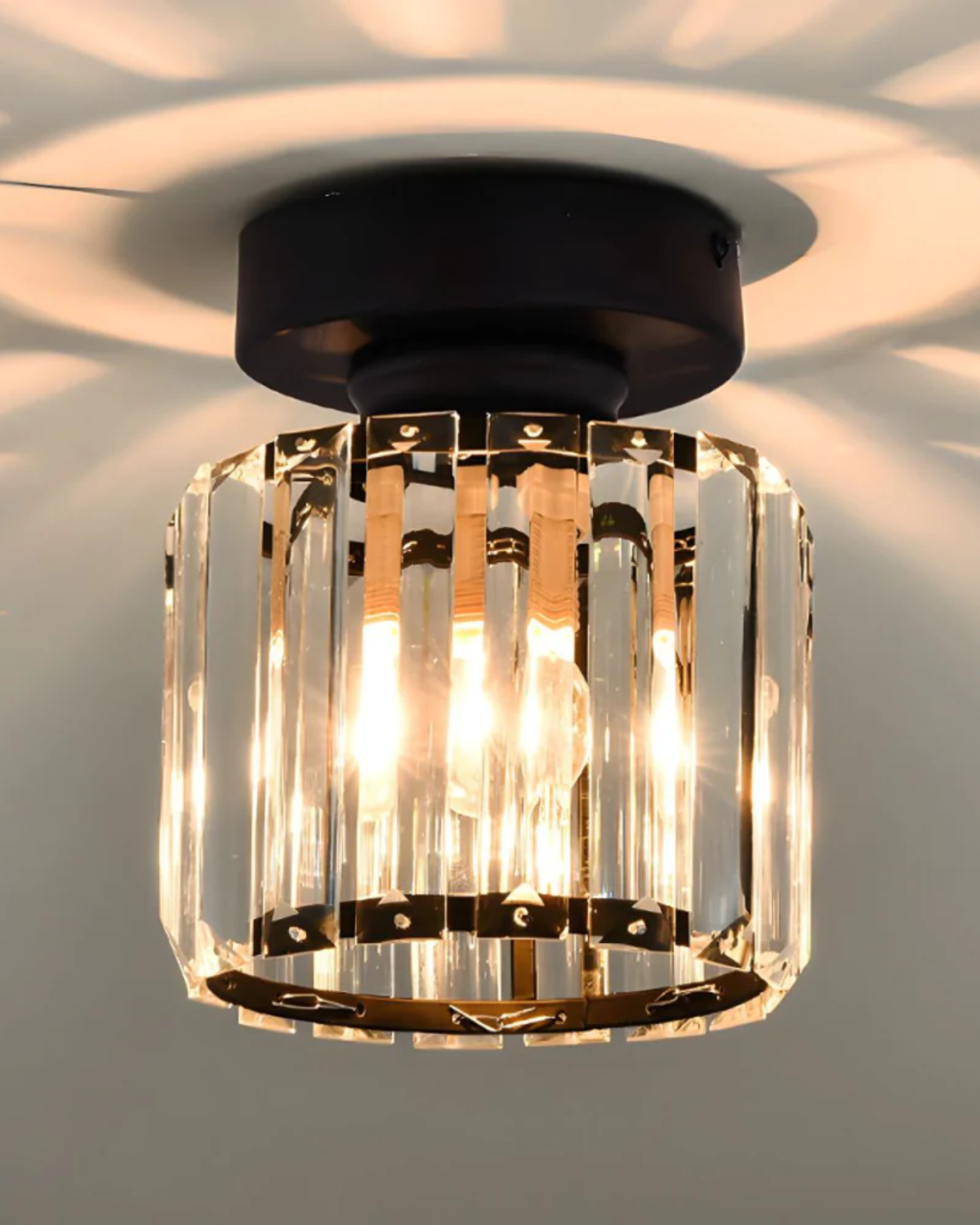 La Prismatique – Elegancka lampa sufitowa ze szkła