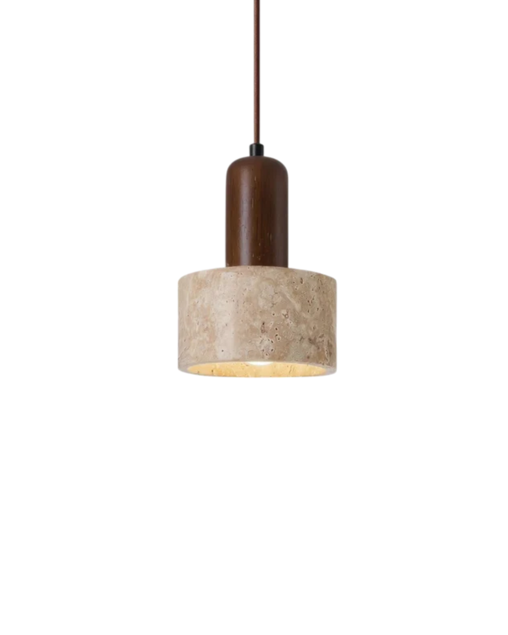 La Pierre – Elegancka lampa wisząca z trawertynu