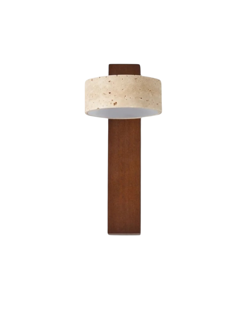 Le Mur Travertin – Elegancka lampa ścienna z trawertynu