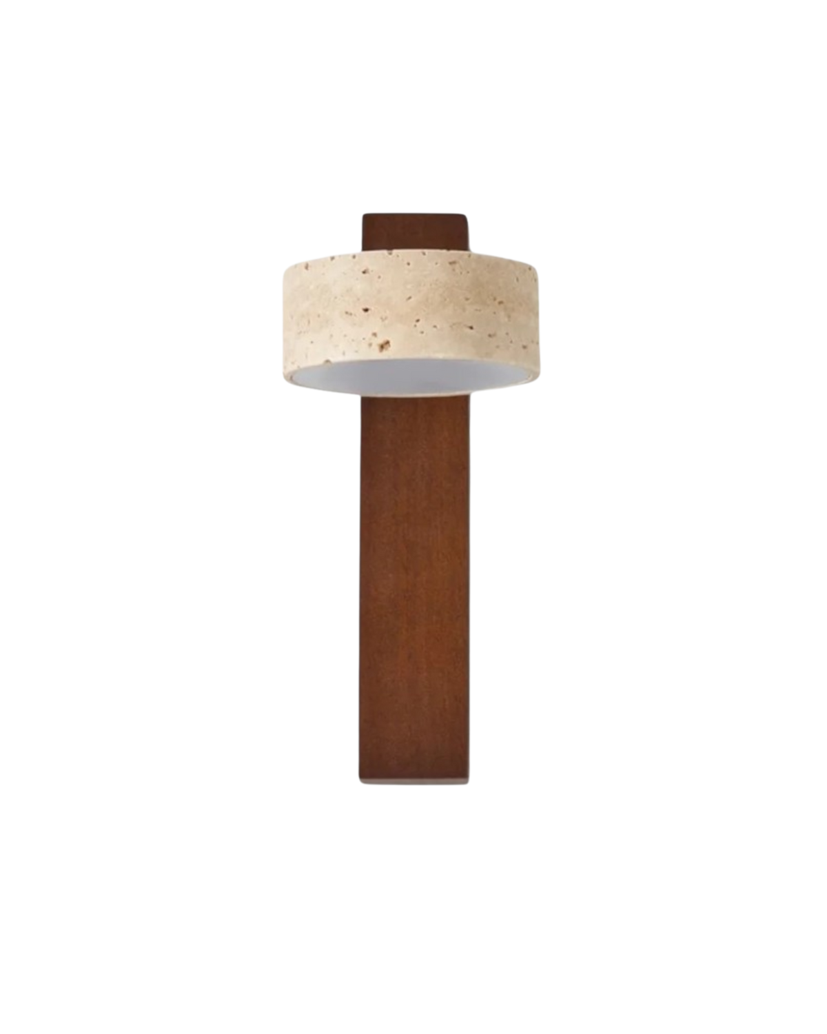 Le Mur Travertin – Elegancka lampa ścienna z trawertynu