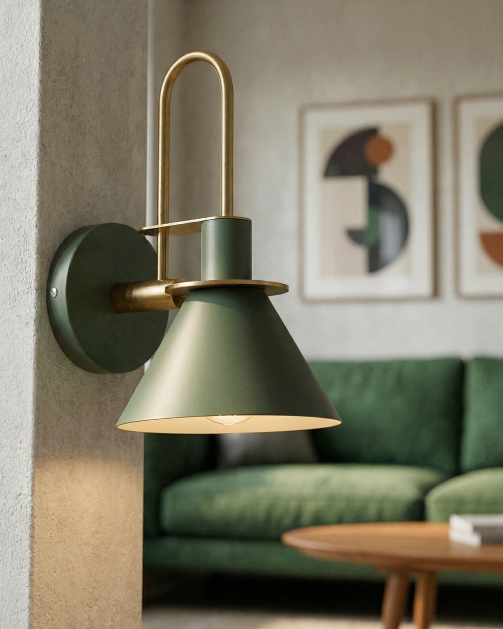 Le Clairon Élégant – Elegancka lampa ścienna