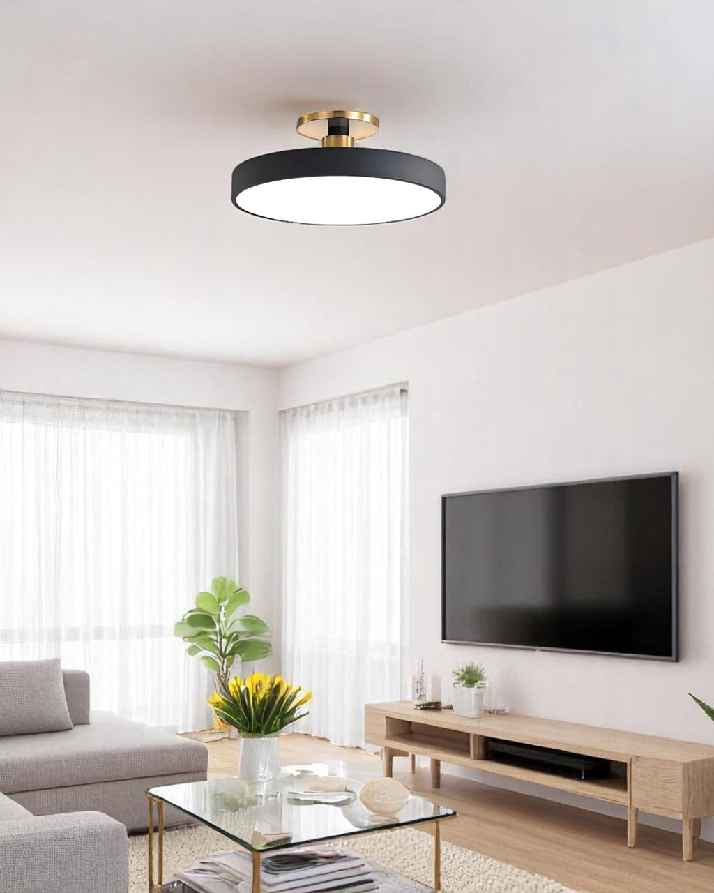 Le Cercle Élégant – Elegancka lampa sufitowa LED