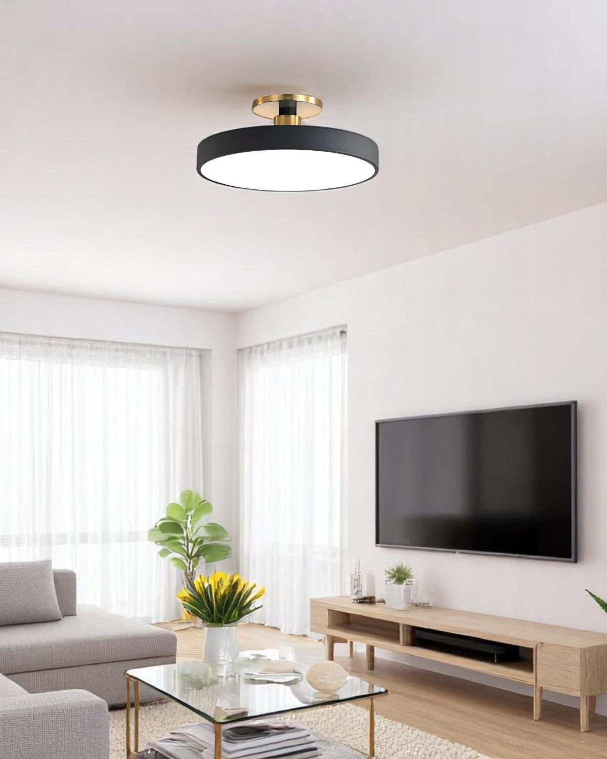 Le Cercle Élégant – Elegancka lampa sufitowa LED