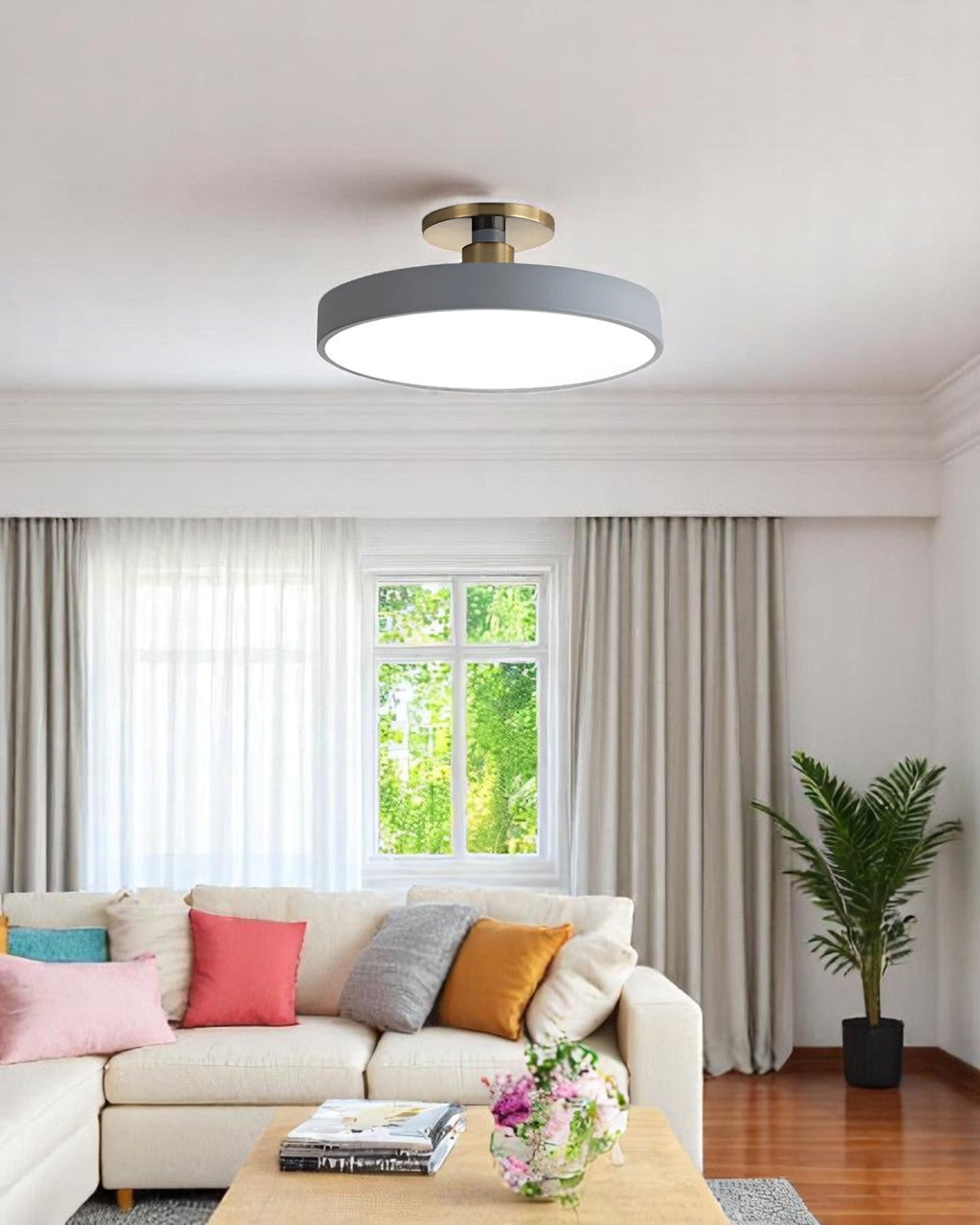 Le Cercle Élégant – Elegancka lampa sufitowa LED