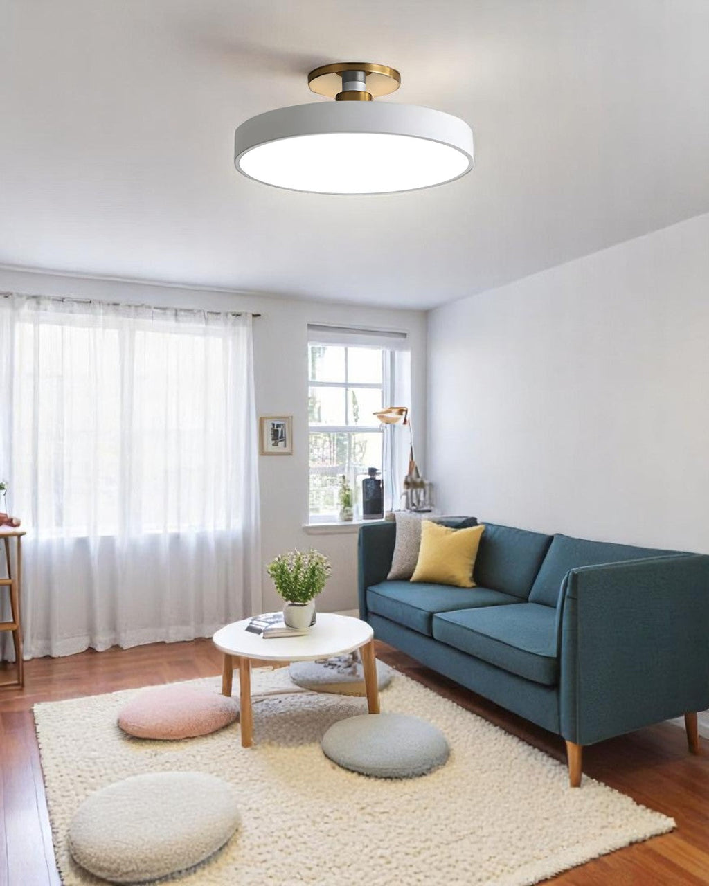 Le Cercle Élégant – Elegancka lampa sufitowa LED