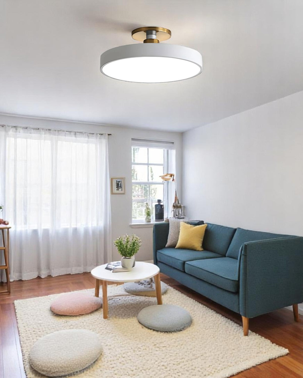 Le Cercle Élégant – Elegancka lampa sufitowa LED