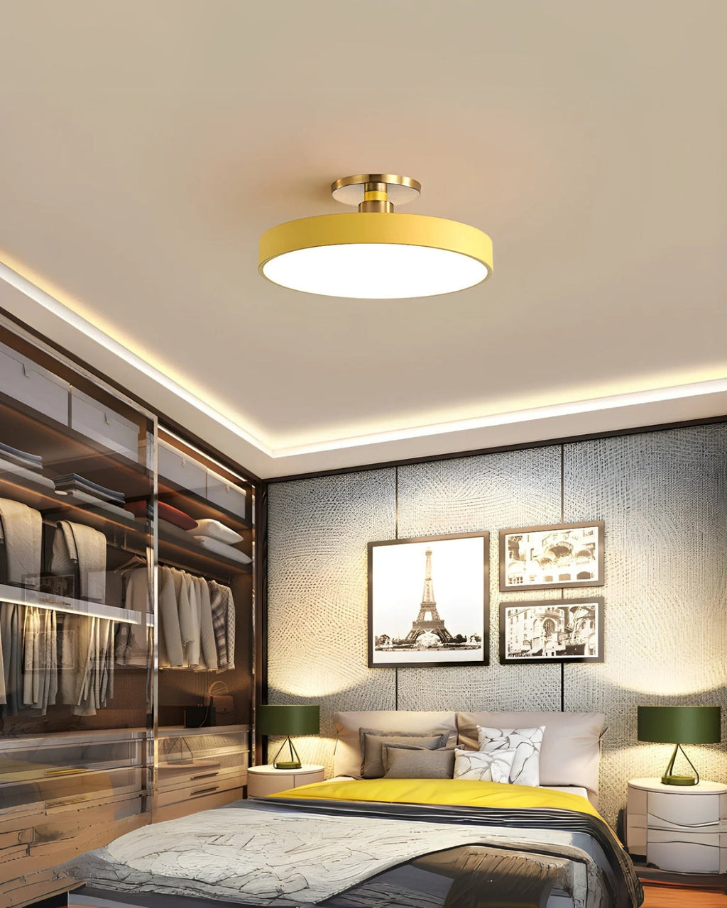 Le Cercle Élégant – Elegancka lampa sufitowa LED